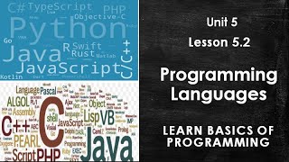 Learn computer Lesson No. 5.2 Programming Languages with explanation in Urdu. A great lesson for you