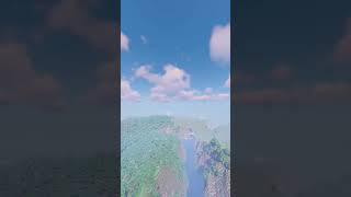 Minecraft shaders + distant horizons 🤯 #minecraft #shorts