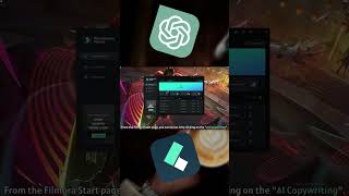 Filmora 12 ChatGPT AI Tool | AI Copywriting | #shorts #FilmoraChatGPT #wondersharefilmora