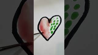 coloring the heart #youtube #artist #youtubepartner #youtubeshorts #artwork