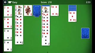 Microsoft Solitaire Collection - Klondike Easy - Reaching Level 5 (Recruit) - 2022-06-12