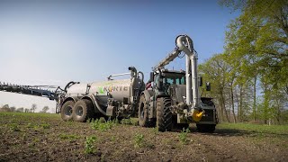 KORTE AGRARSERVICE | Gülleausbringung mit Fendt 826 Vario und Teleskopachse | Veenhuis