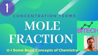 ✡️Mole fractions / concentration terms/ how to solve numerical of mole fractions