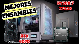 RYZEN 7 7700X + RTX 4070 MEJORES ENSAMBLES CALIDA - PRECIO