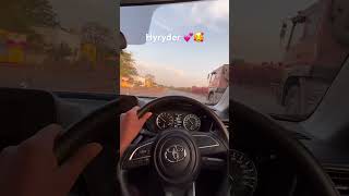 Hyryder driving status #shorts #hyryder #grandvitara #toyota #newcar #elevate #creata #seltos