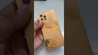 Iphone 12 Pro Max 24K Gold 🤯😍 #Shorts