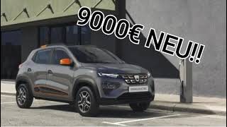 DACIA Spring für 9000€?! NEU! Elektro Auto 2021