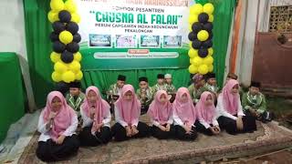 santri ponpes Chusna Al Falah hafalan nadhom aqidatul awam di pondok