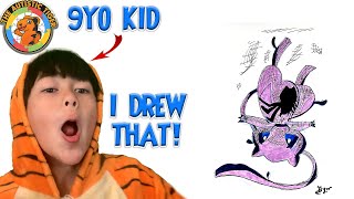 9yo Autistic Savant Draws Upside Down - Mew-Venom | ZHC