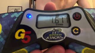 Sport Stacking (4 Pad) 3-3-3 1.677 (NEW RECORD!!)