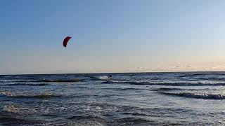 Kitesurfing. Palanga