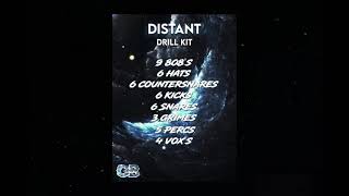 [FREE] Drill Drum Kit | ‘DISTANT’ | [Chiraqbeats]