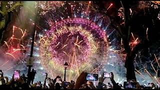 Welcome 2023 in london New year fireworks 2023 from blue zone