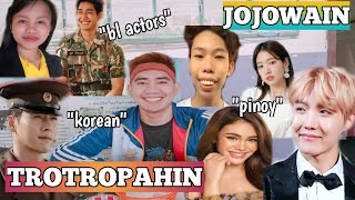 Jojowain o Trotropahin mga BL actors , Korean , Pinoy? | vlog 26