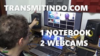 Podcast com apenas um Notebook e duas Webcams