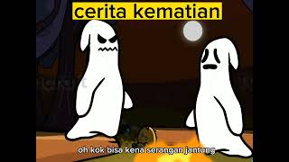 cerita kematian para hantu #tweencraft #animasi#ceritalucubikinngakak