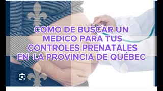 EN EMBARAZO? GUIA PRACTICA PARA ACCEDER A TUS CONTROLES PRENATALES EN LA PROVINCIA DE QUEBEC.