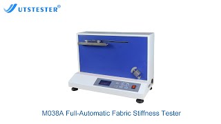 M038A Full Automatic Fabric Stiffness Tester