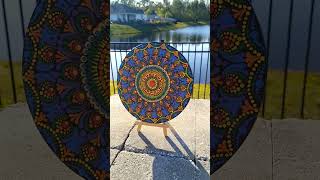 Easy Dot mandala painting #dot #beginners #mandala #therapy #feed #artist