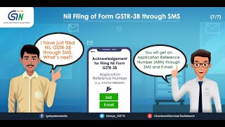 How to file NIL GSTR-3B through SMS In Tamil By Santhosh S