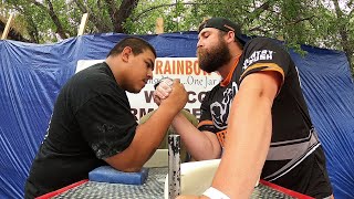 Amateur Right Arm Armwrestling Matches | Rumble at the Rainbow 4