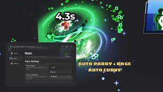 Blade Ball Auto Parry + Rage | Anti Curve ( No key system)