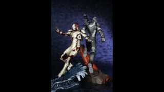 IRON MAN 3 KOTOBUKIYA MARK 42 WAR MACHINE ARTFX Statue Preview.