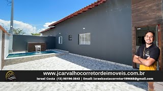 (VENDIDO) SUPER OPORTUNIDADE! CASA COM 03 DORM, LADO PRAIA COM PISCINA E CHURRASQUEIRA EM ITANHAÉM