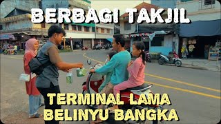 BERBAGI TAKJIL GRATIS di Terminal Lama BELINYU BANGKA || Vlog spesial Ramadhan