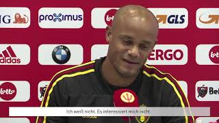 Vincent Kompany vor Viertelfinalspiel gegen Brasilien im Interview