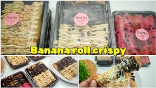 Bisa jadi ide bisnis, Buatnya gampang, bahan ekonomis anak-anak pasti suka#bananarolls#idebisnis