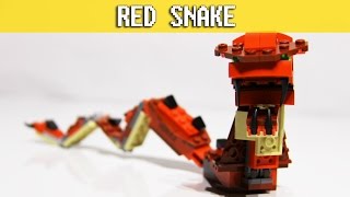 Red Creatures - LEGO Creator 3in1 - Red Snake Build set 31032