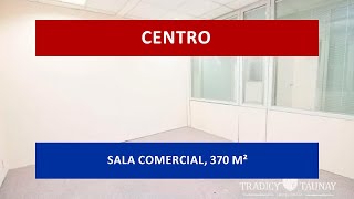 SA0217 - Aluga-se, Centro, Excelente sala comercial, 370 m²