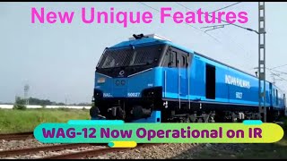 UNIQUE Features WAG 12 12000 hp Locomotive Enters Indian Railways Service