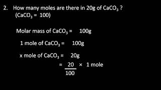 Molar mass, Percentage mass of an element and Empirical formula - Chemistry