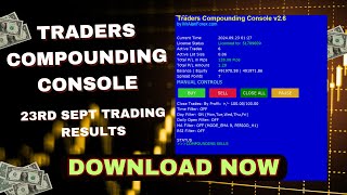 Traders Compounding Console - Todays trading results - 23rd Sept 2024 #trading #profits #results