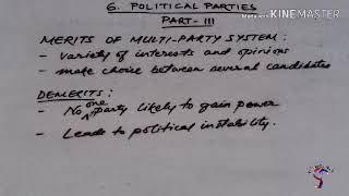 POLITICAL PARTIES // PART - III CIVICS // CLASS X