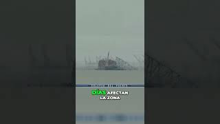 ¡Operación de rescate de barco en la zona! Removiendo estructuras y reflotando el buque   Puerto de