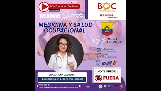 DIA 1 - WEBINAR MEDICINA Y SALUD OCUPACIONAL