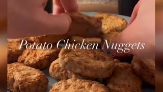 Potato chicken nuggets | Croquetas de papa y pollo