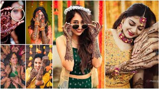 Mehendi Function Photoshoot Ideas| Mehendi pose | Mehendi | Photography | Photoshoot | Snaps| Pics