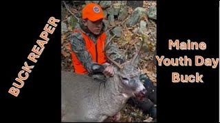 Buck taken on Youth Day in Maine ! - Buck Reaper