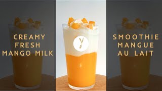 Smoothie Mangue l Mango Milk Smoothie l #Shorts