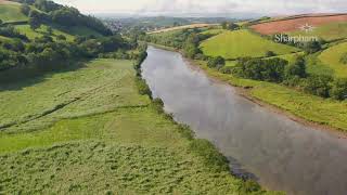 The Sharpham Estate besides the River Dart