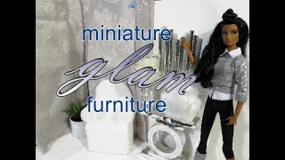 DIY Miniature Glam Furniture