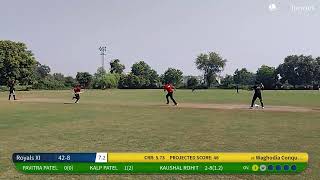 Live Cricket Match | Royals XI vs Waghodia Conquerors | 28-Oct-23 10:29 AM 8 | SCPL - PL 2023 | Cri