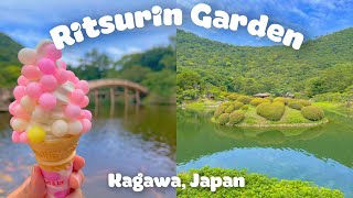 Relaxing Day in Ritsurin Garden in Kagawa, Japan| Udon | Food | Garden | Travel | Guide | JAPAN Vlog