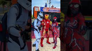 HOMEM DE FERRO E A MULHER ARANHA Ronaldo Lourdes E Lourdes  PEDALANDO CONTRA AS DROGAS 2024