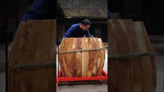 Traditional Drum-Making: Father Crafts a Drum After Daughter’s Mishap #shorts