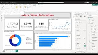 Mastering Filters in Power BI : Visual Interaction  | Power BI Tutorial